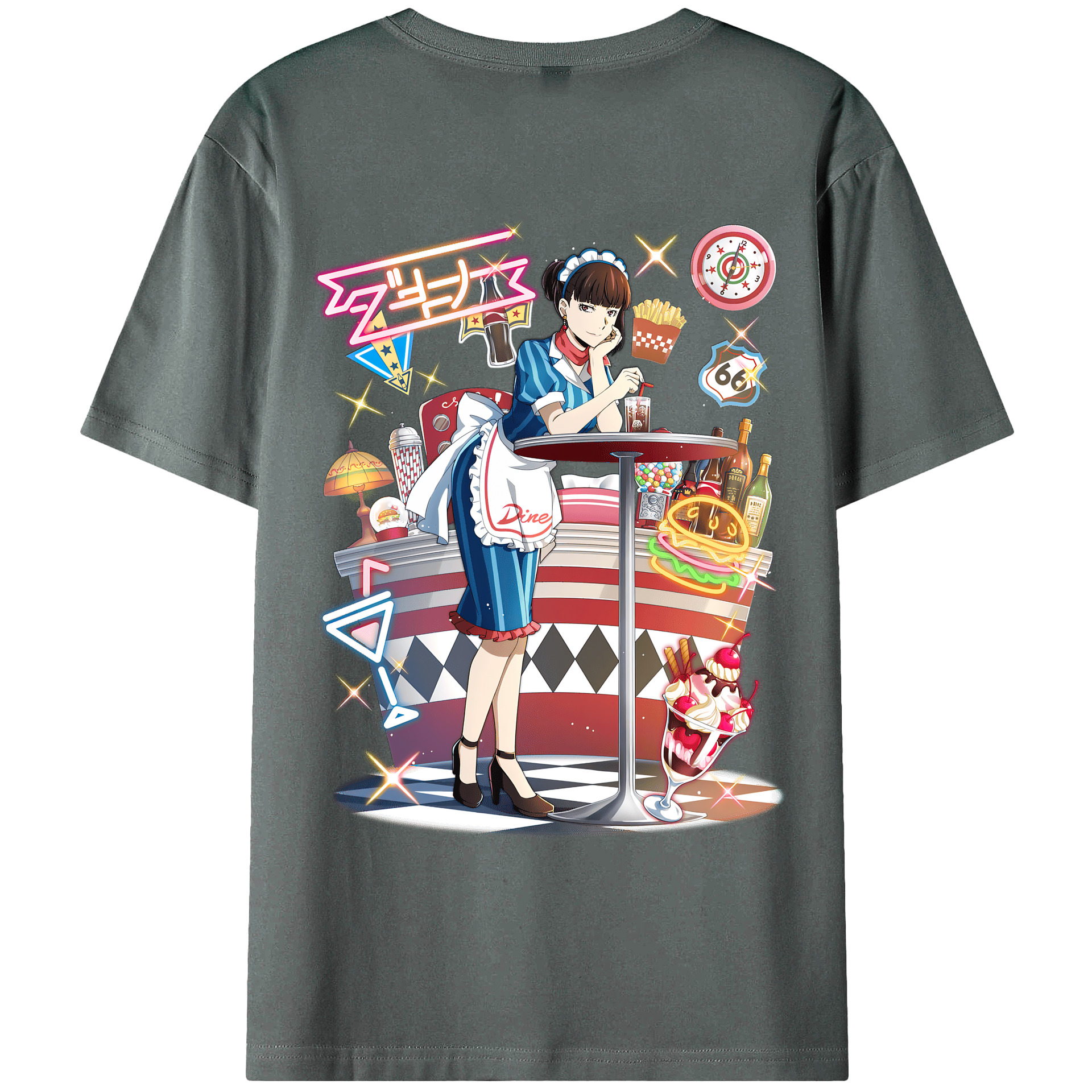 （画像用） 文豪ストレイドッグス Bungo Stray Dogs 綿100％ メンズ半袖Tシャツ（バックプリント） 通気性